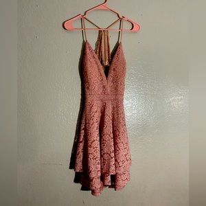 dusty pink Windsor dress , size : L